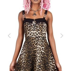 Killstar retro style leopard dress Xxl